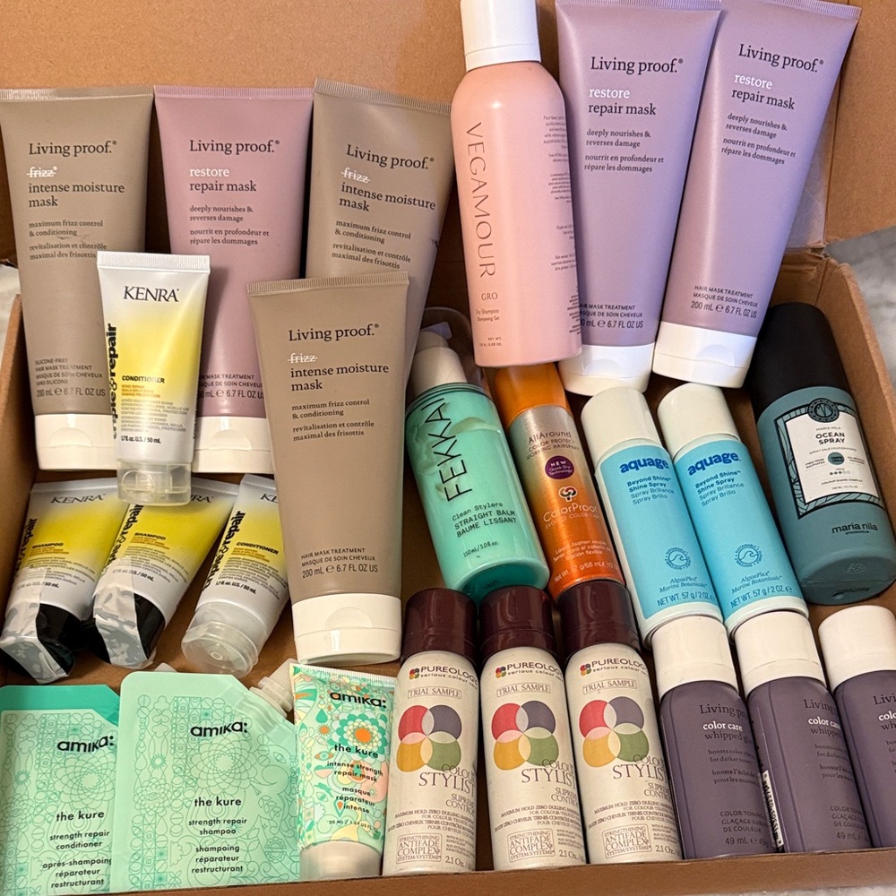 Living Proof Hair Care Lot vegamour amika kendra fekkai mask, shampoo spray - Picture 13 of 13